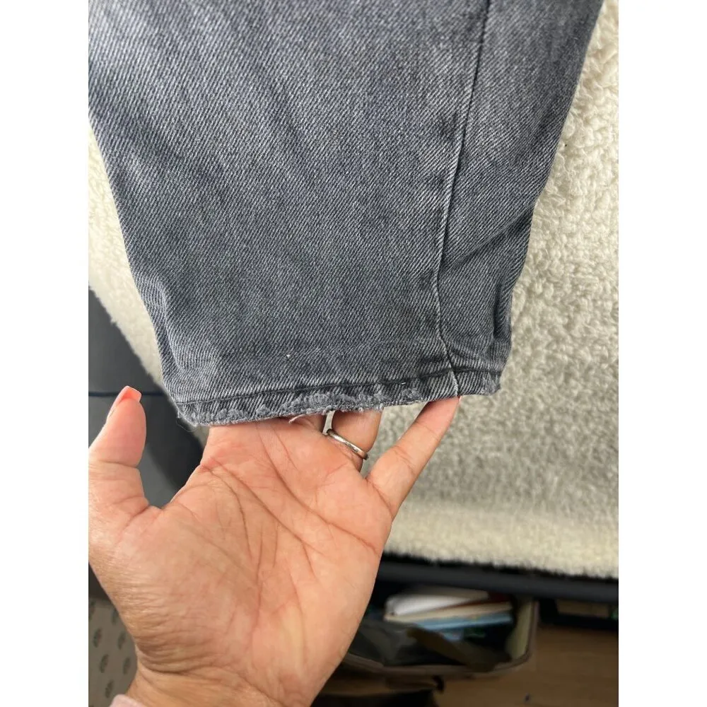 SR vs. Sandrine Rose Womens Jeans Size 25 The Virgin Label Gray High Rise Straig - Image 6