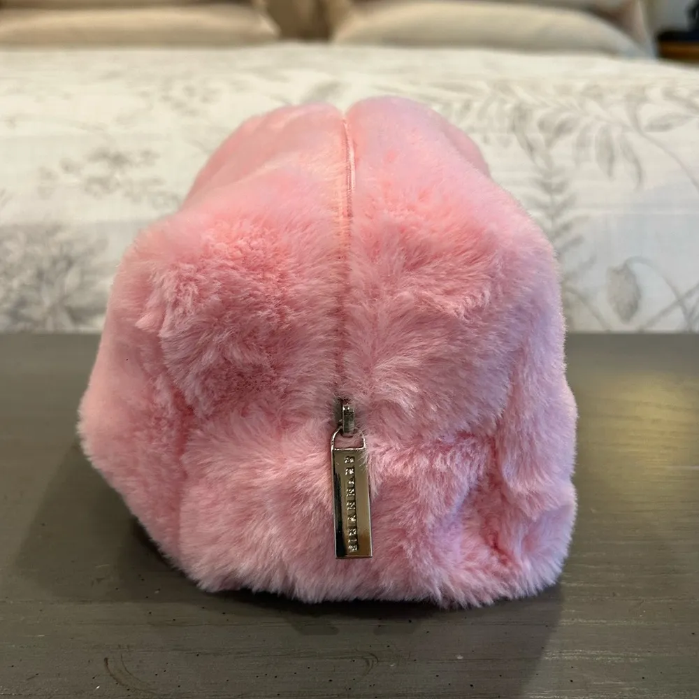 Skinny Dip X SpongeBob SquarePants Patrick Star Fuzzy Cosmetic Bag Pink - Image 3