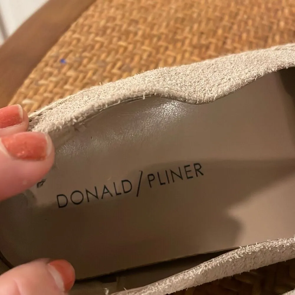 Donald J Pliner Paryn suede espadrille flats 6 Tan - Image 8