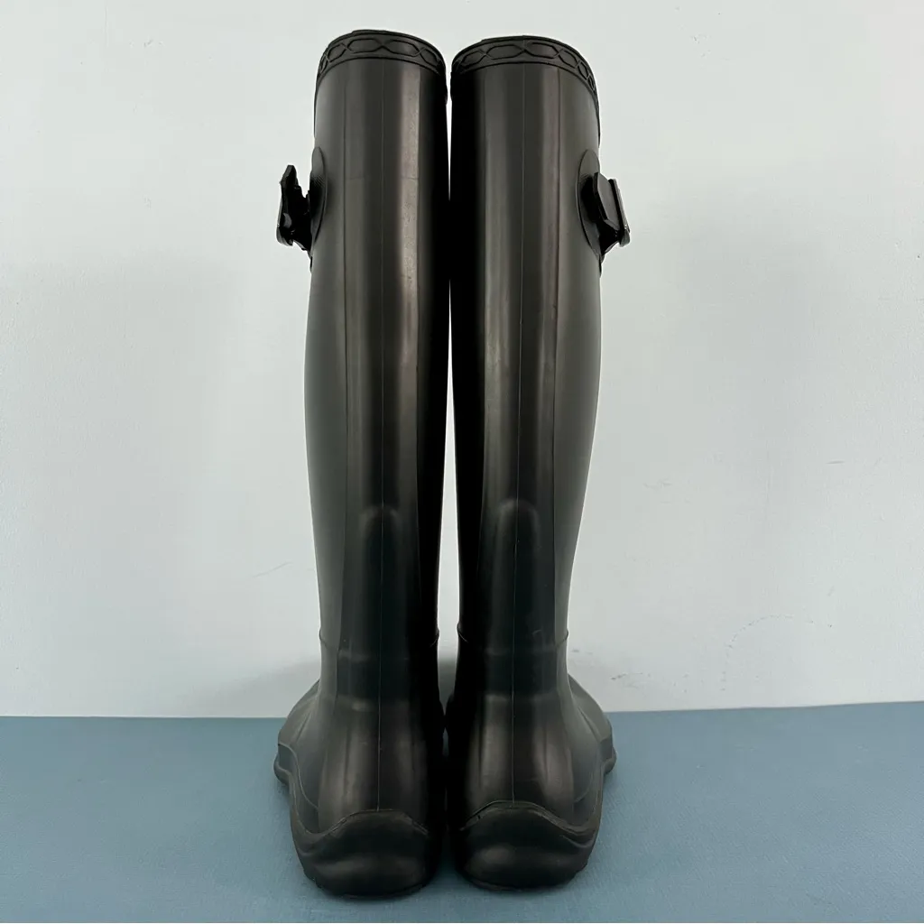 Kamik Olivia Waterproof‎ Black Rubber Rain Boots - Image 5