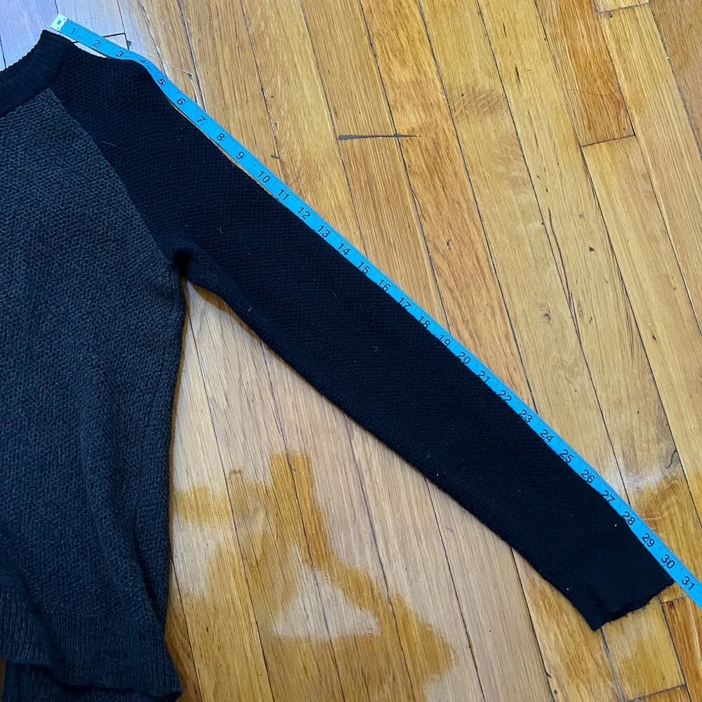 Madewell Province Cross-Back Pullover Sweater in Colorblock Size S - Image 14