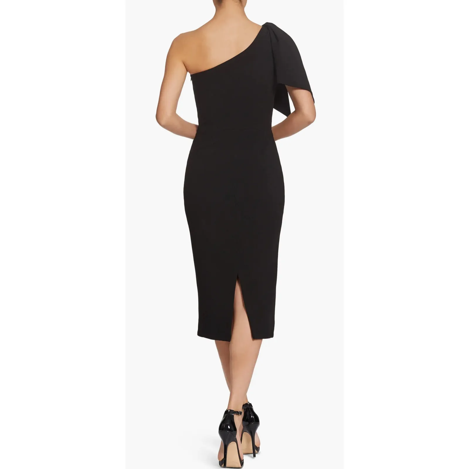 Dress the Population Tiffany One-Shoulder Midi Dress in Black Size XS NWOT - Image 2