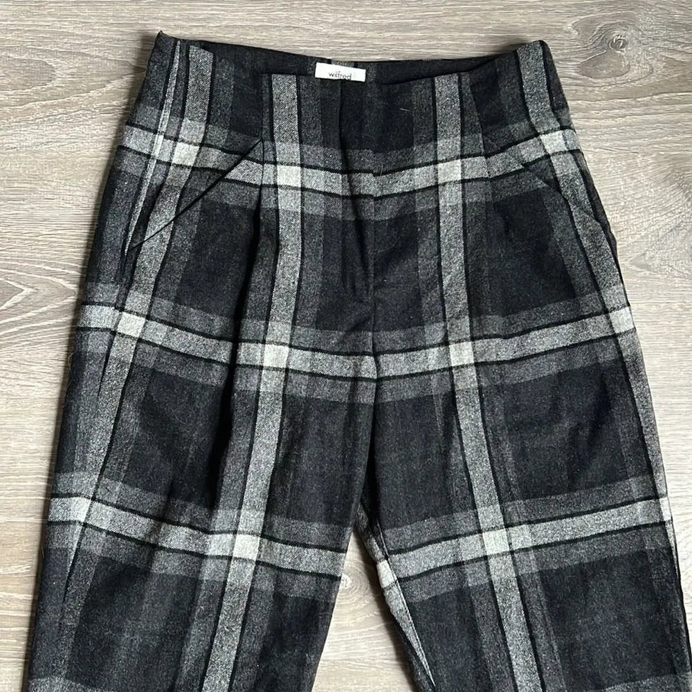 Aritzia Wilfred Chambéry Check wool Pant - Image 6