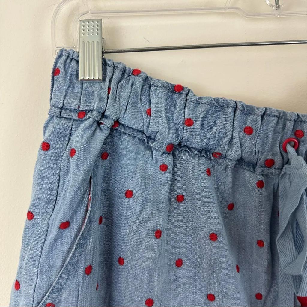 NWT Matilda Jane Enchanted Garden Cameron Chambray Dobby Shorts Size Small S - Image 3
