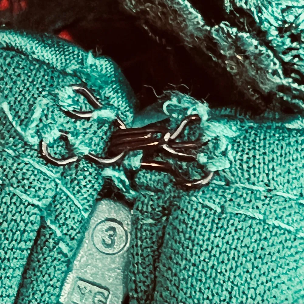 Crystal Dolls Size 3 Hi-Lo Tea Length Cocktail Crochet Halter Neck Party… - Image 9