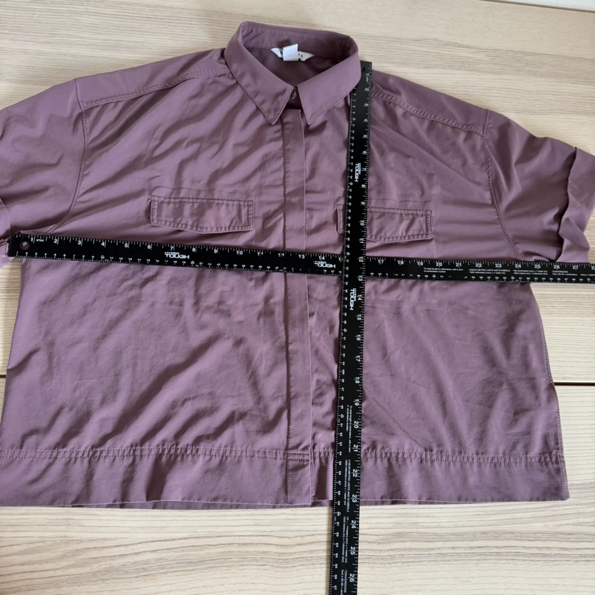 Athleta Hike Packable Top Damask Mauve Shirt Womens Outdoors Activewear L - Image 7