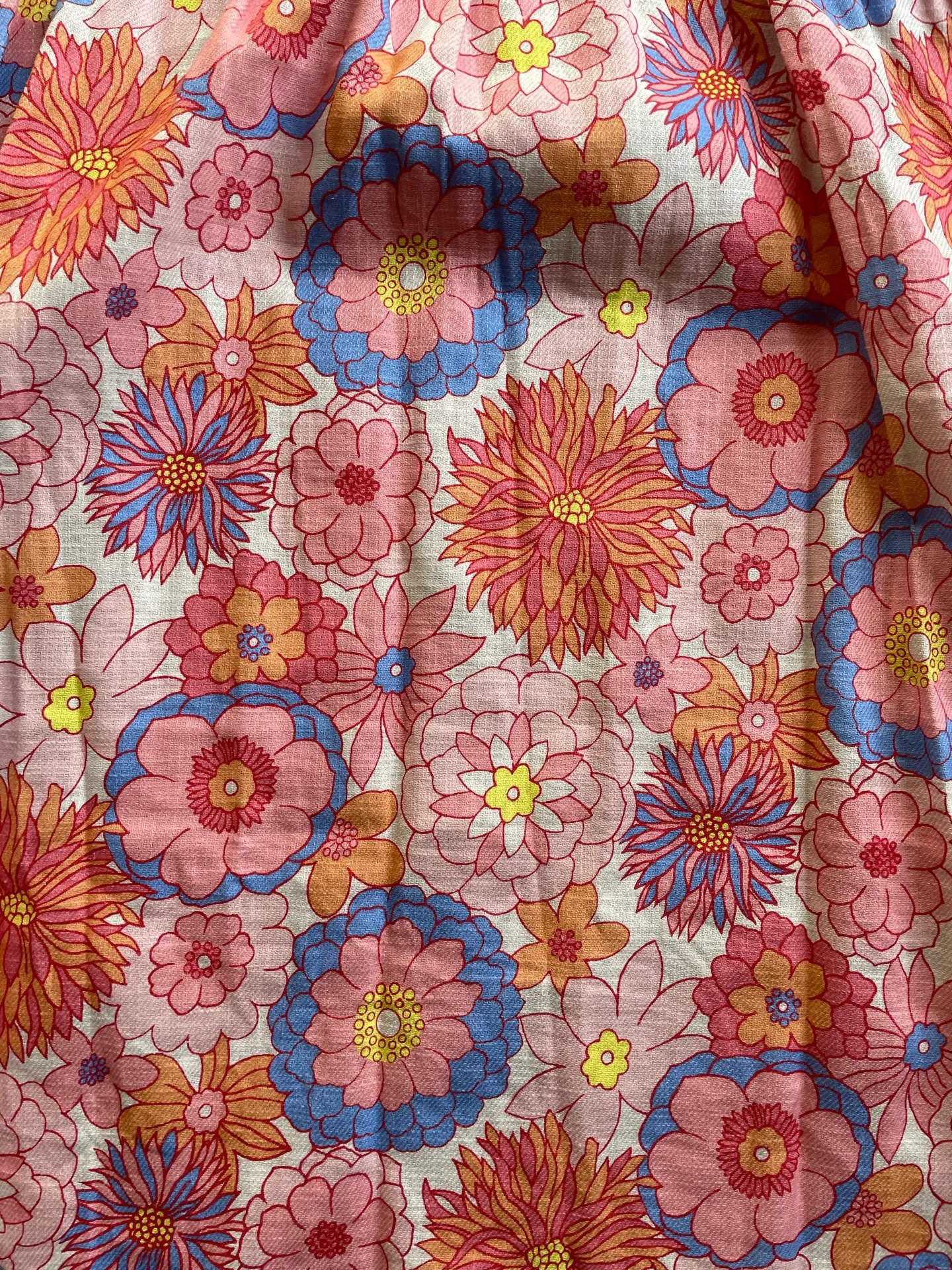 Tuckernuck Floral Linen Blend Mini Dress Ruffle Straps Cottagecore Coastal Chic Small - Image 6