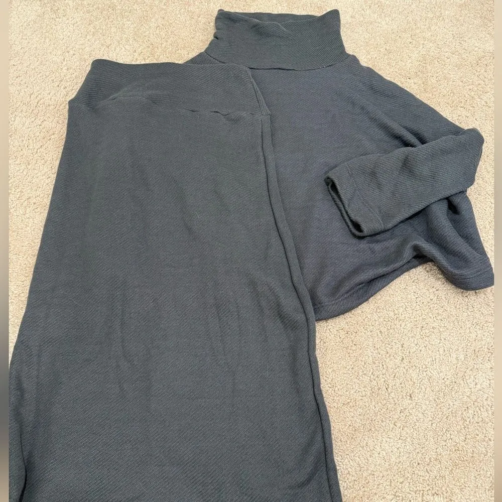 free people freest milley knit skirt top set terry gray - Image 4