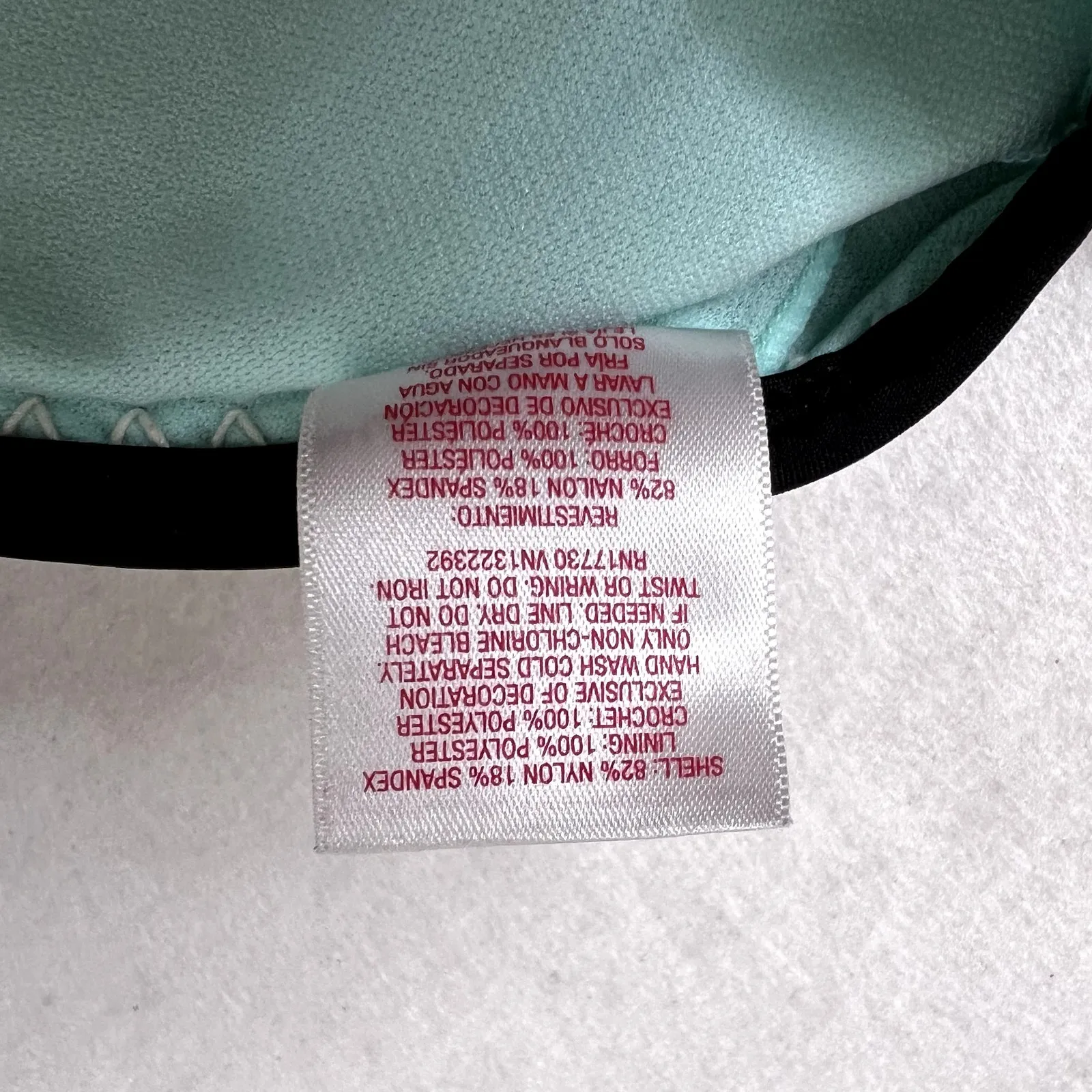 Xhilaration Green Triangle Bikini Top - Image 7