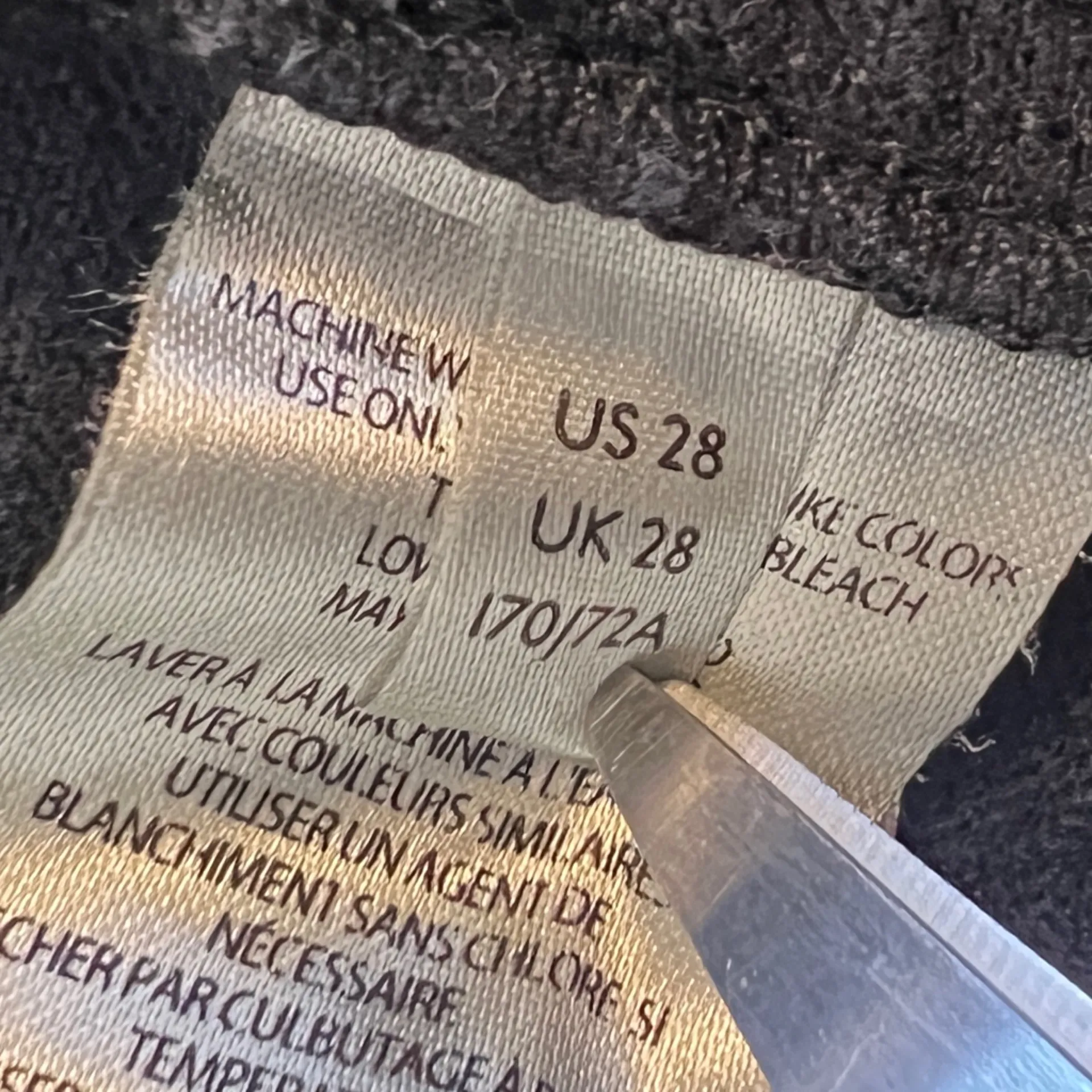 PILCRO THE LETTERPRESS  Wide Leg Blue Pants  Exposed Buttons Women’s Size 28 - Image 8