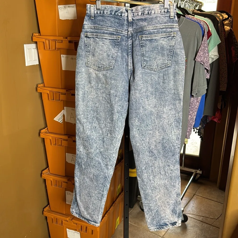 Vintage PS Gitano Denim Jeans Women's Blue Fade Acid Wash 80s 90s Size 10 Reg - Image 7