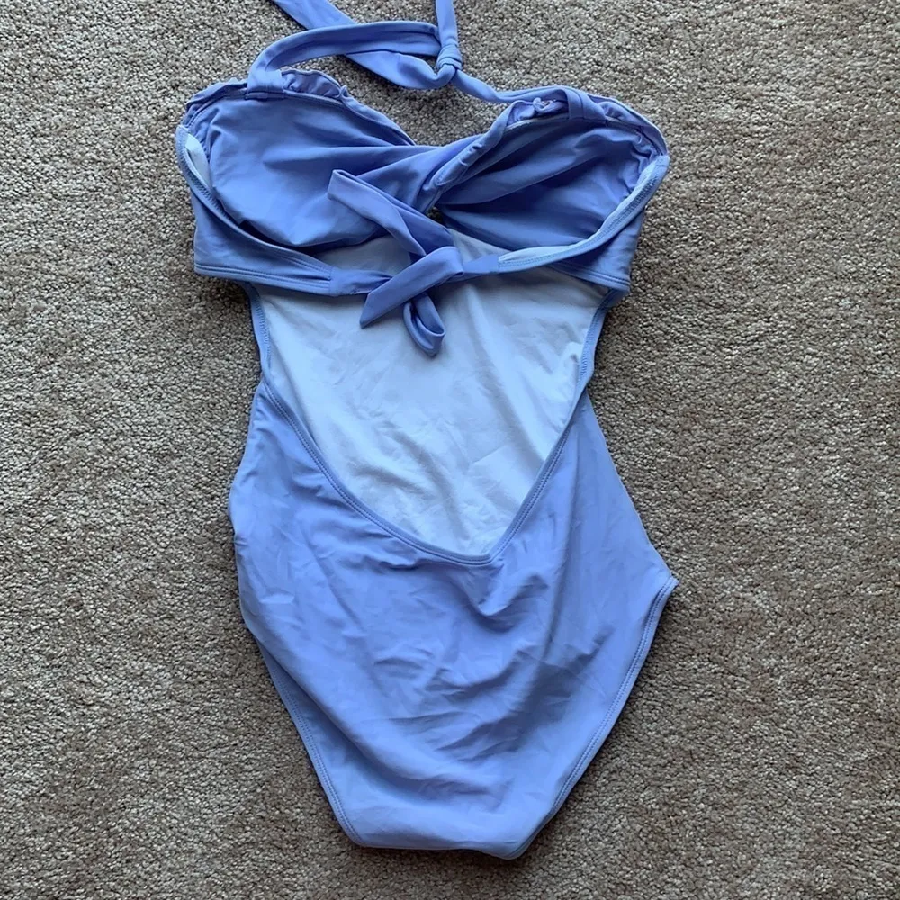 Purli bikini one piece suit Blue Size 4 - Image 3