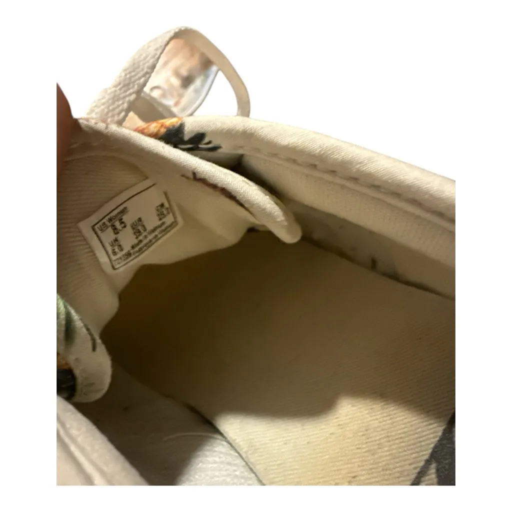Vans Cream Pineapple Pattern Sneakers - Image 7