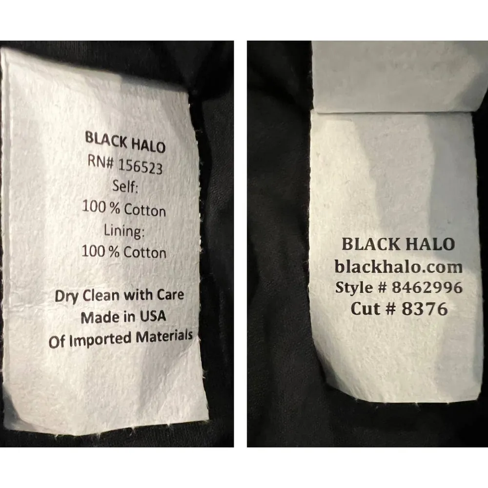 Black Halo Lena Dress (S) - Image 8