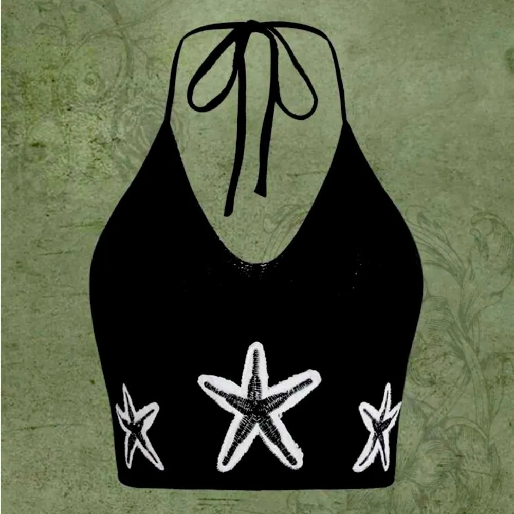 ⭐️ cute knit black top ⭐️​​​​​​​​​​​​​​​ Size L - Image 2