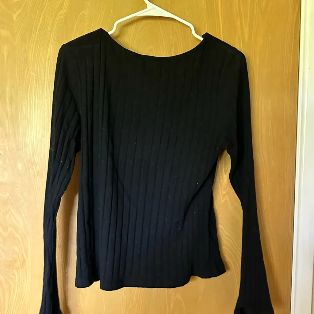 SheIn  Ribbed Knit Square Neckline Top - Image 3