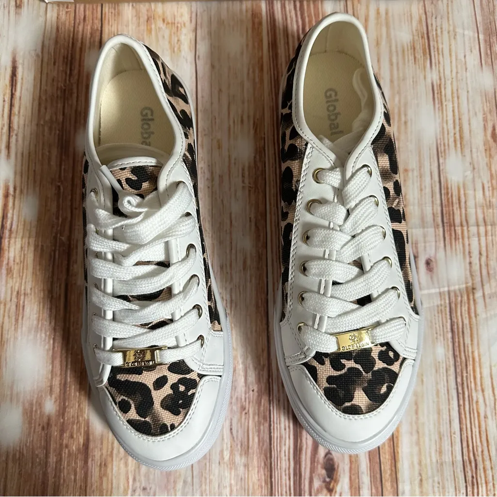 Amazon Global Win Leopard Animal Print Fashion Canvas Sneakers - Image 4