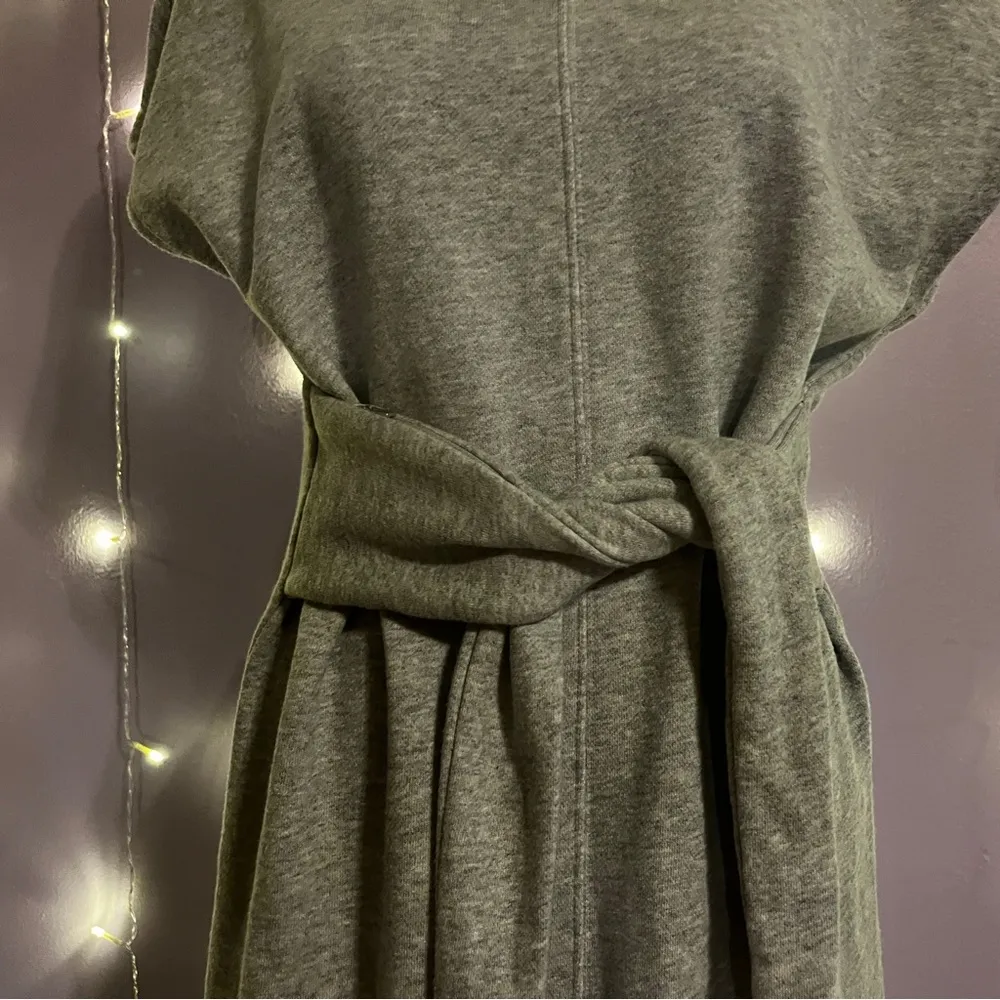 Grey Sweatshirt Dress - Image 2