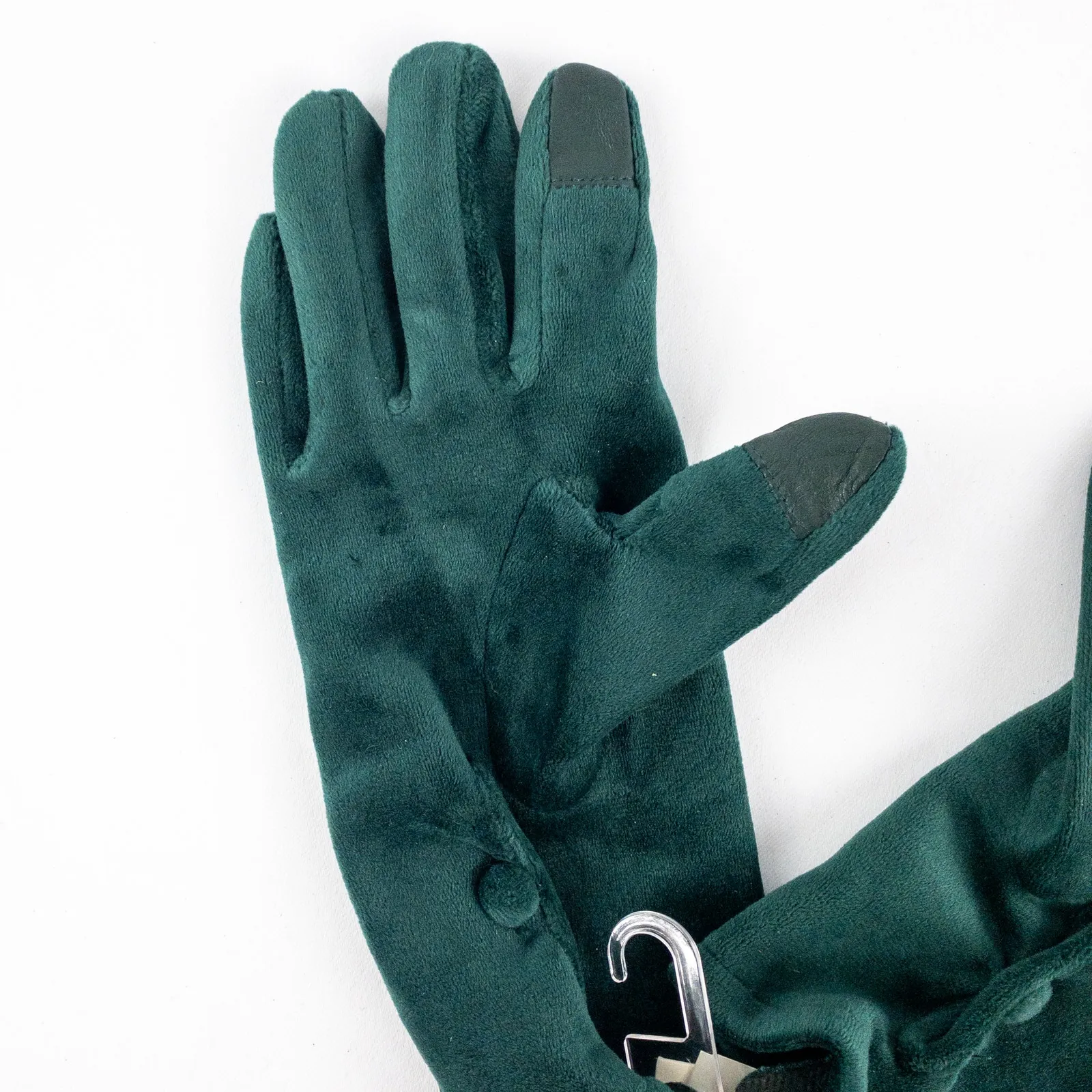 A New Day Target Emerald Green Fleece Gloves Womens One Size - Image 6