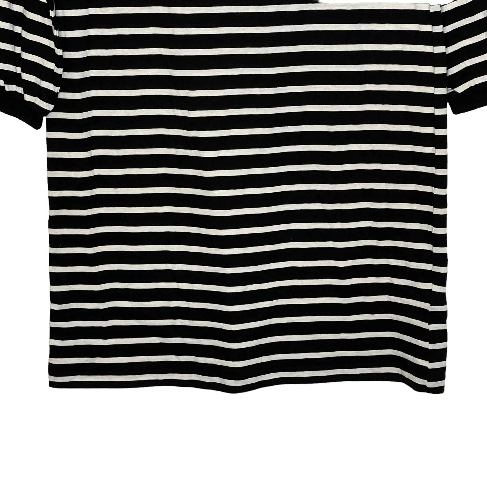 Gap T-Shirt Dress Size XS Black White Striped Womens Blended Fabric LS Pullover‎ - Image 5