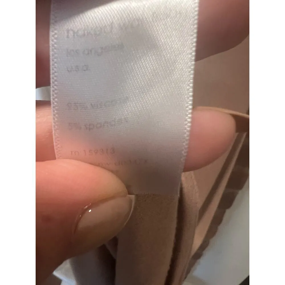 Women’s NAKED WARDROBE Plus size Body Con Dress Nude 1X - Image 5