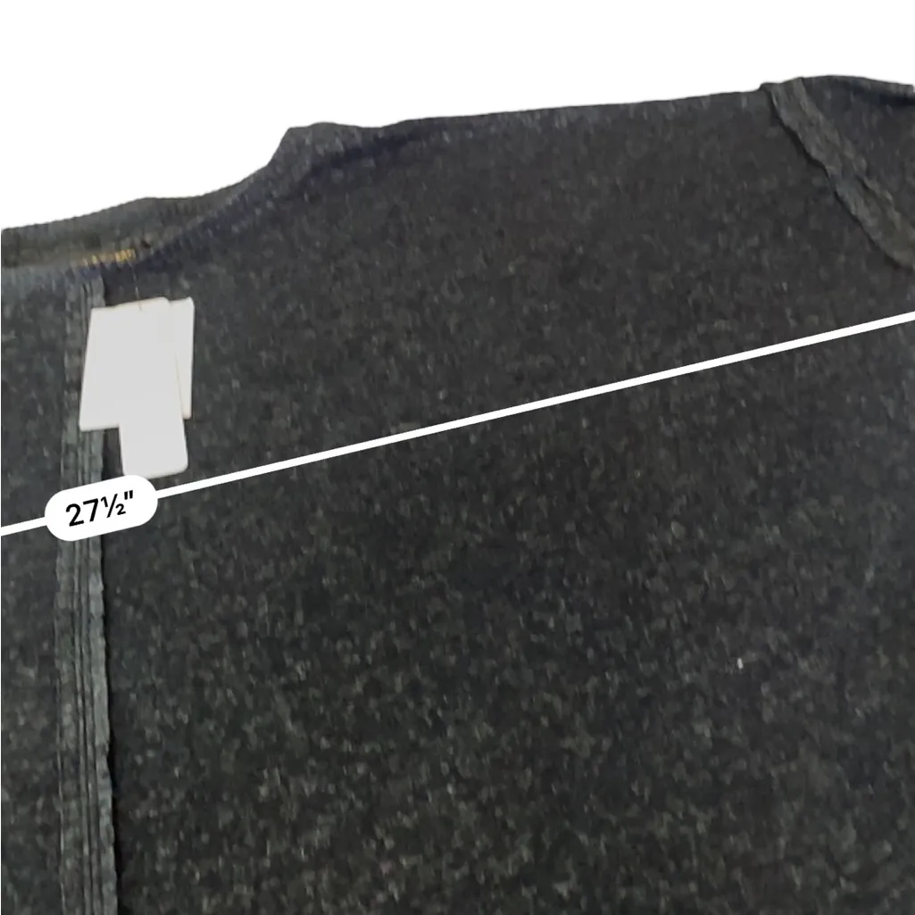 DONNA KARAN Sleepwear collection Gray marl Women's lounge Top NEW Size LARGE - Image 7