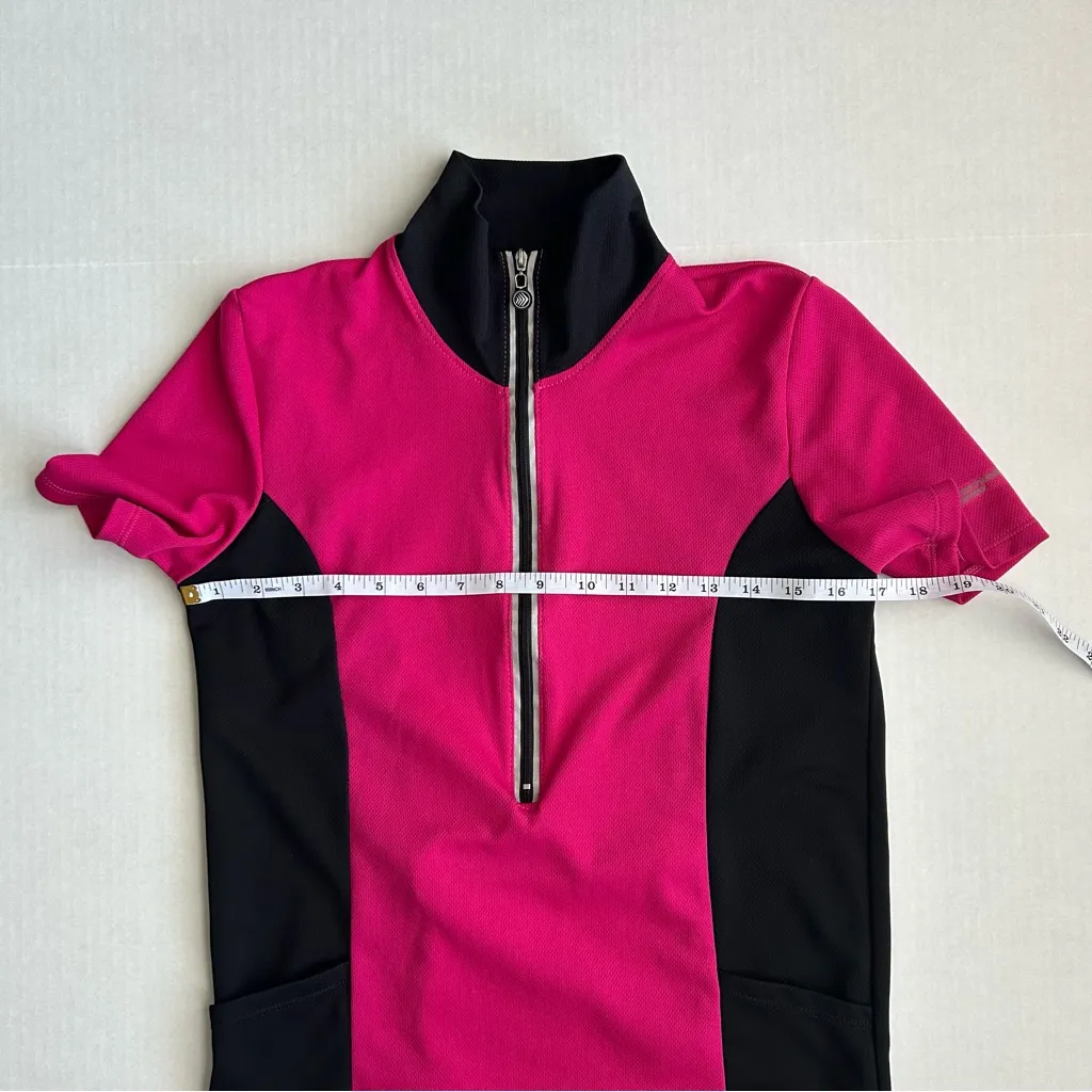 Aero‎ Tech Designs Women's Pink Short Sleeve Half Zip Cycling Jersey Medium - Image 6