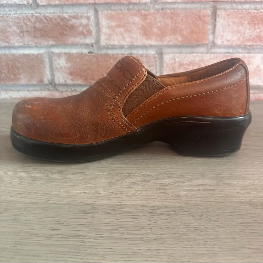 Ariat Expert Safety Leather Clogs Composite Toe Women’s 8 Tan Work - Image 5