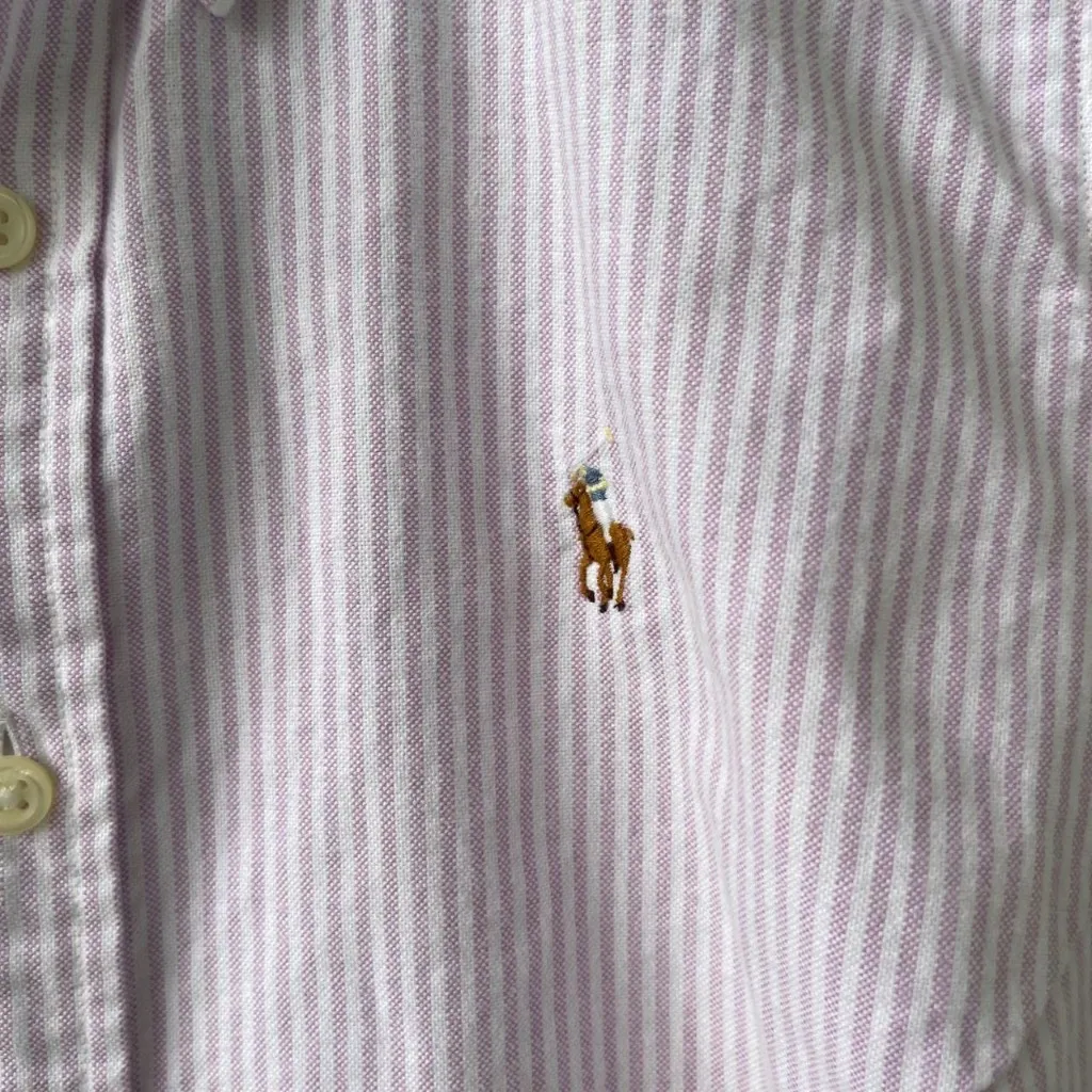 Polo Ralph Lauren Women's Striped Cotton Oxford Sleeveless Shirt - Image 4