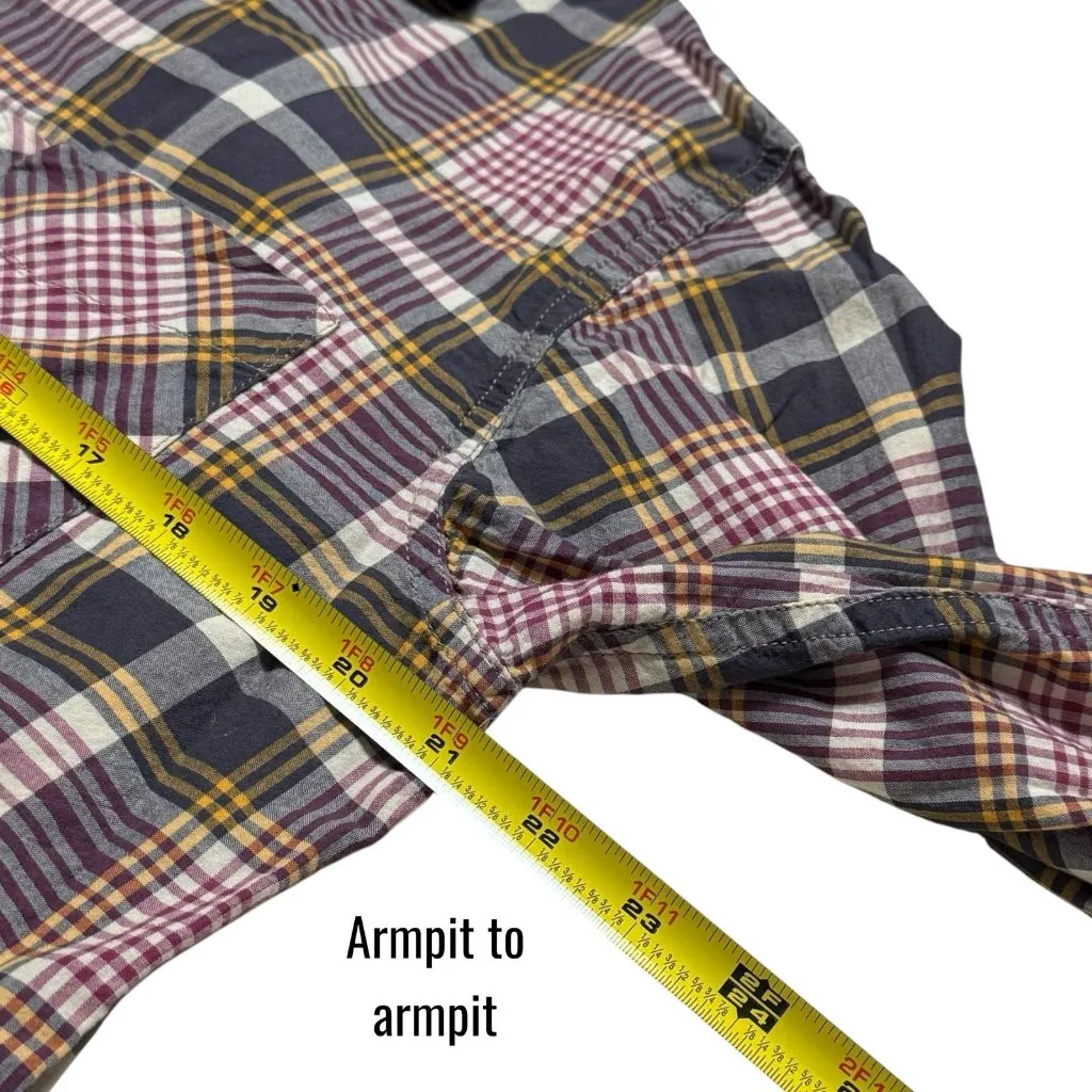 Denim & Supply Ralph Lauren Plaid Boyfriend Button‎ Up Cabin Holiday Cozy L - Image 10