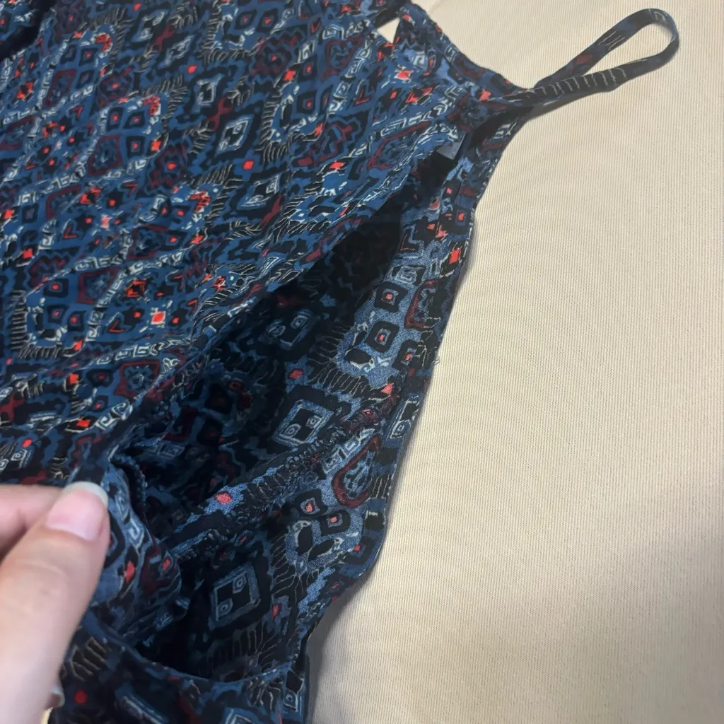 Abercrombie &‎ Fitch Aztec Print Long Flare Sleeve Dress Sz S - Image 12