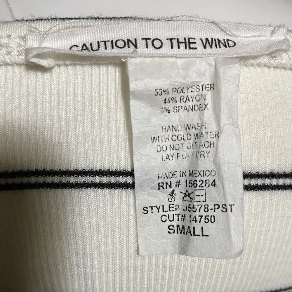 Caution To The Wind Tube Top - Image 3