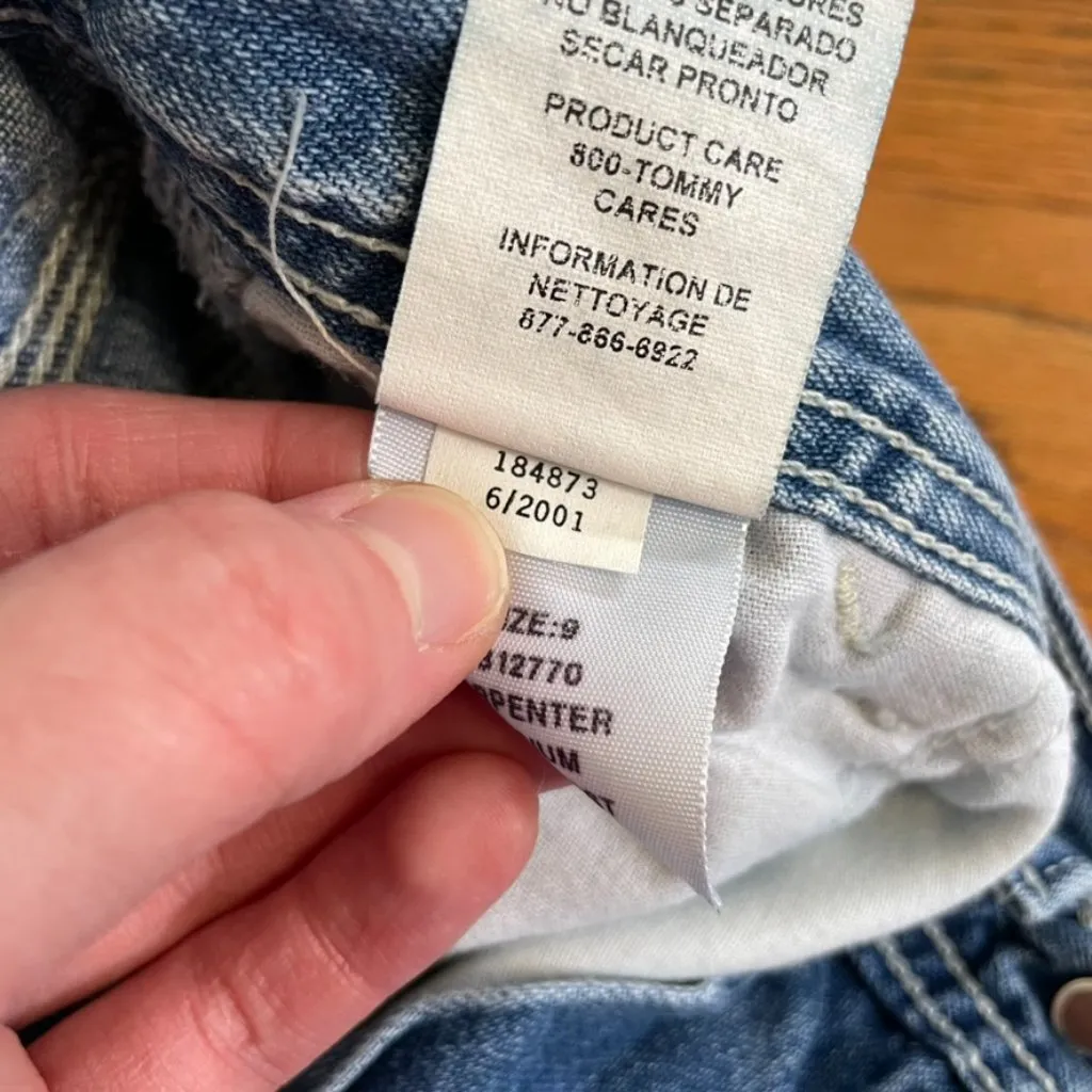 VINTAGE VTG TOMMY JEANS TOMMY HILFIGER Carpenter Jean Medium Wash Y2K 00s Preppy - Image 11