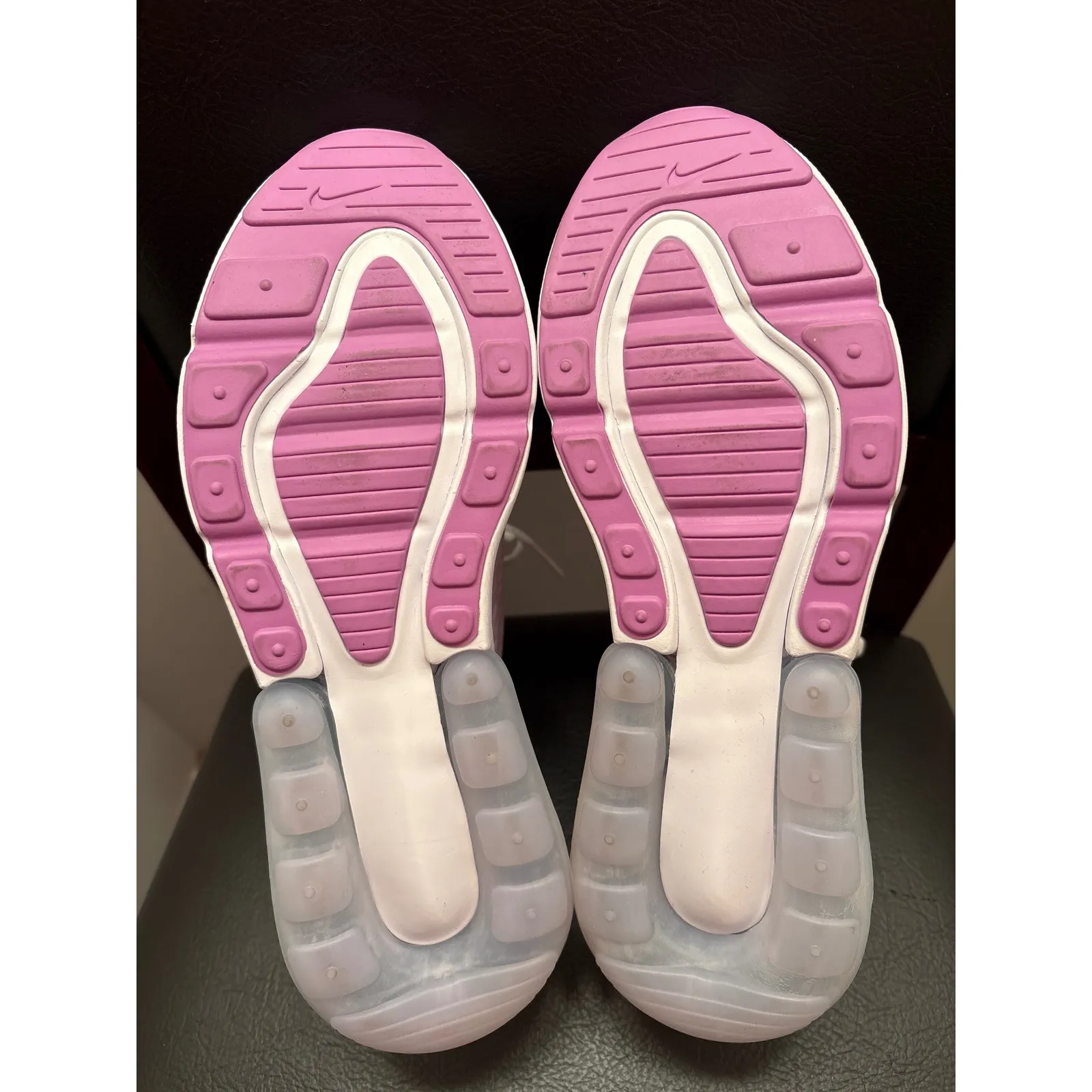 Nike Air Max 270 Women Pink White Athletic Sneakers Shoes Size - Image 5