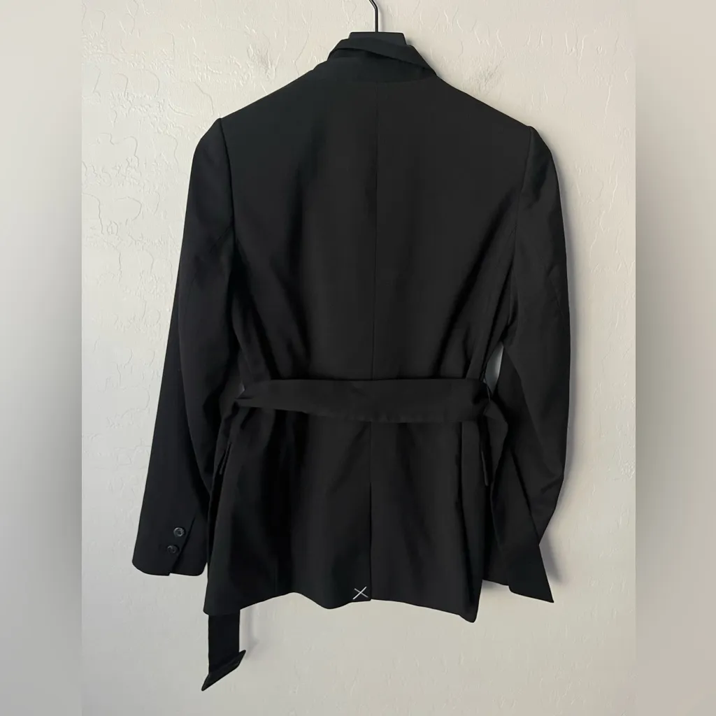 Wildfang empower belted blazer black small - Image 7
