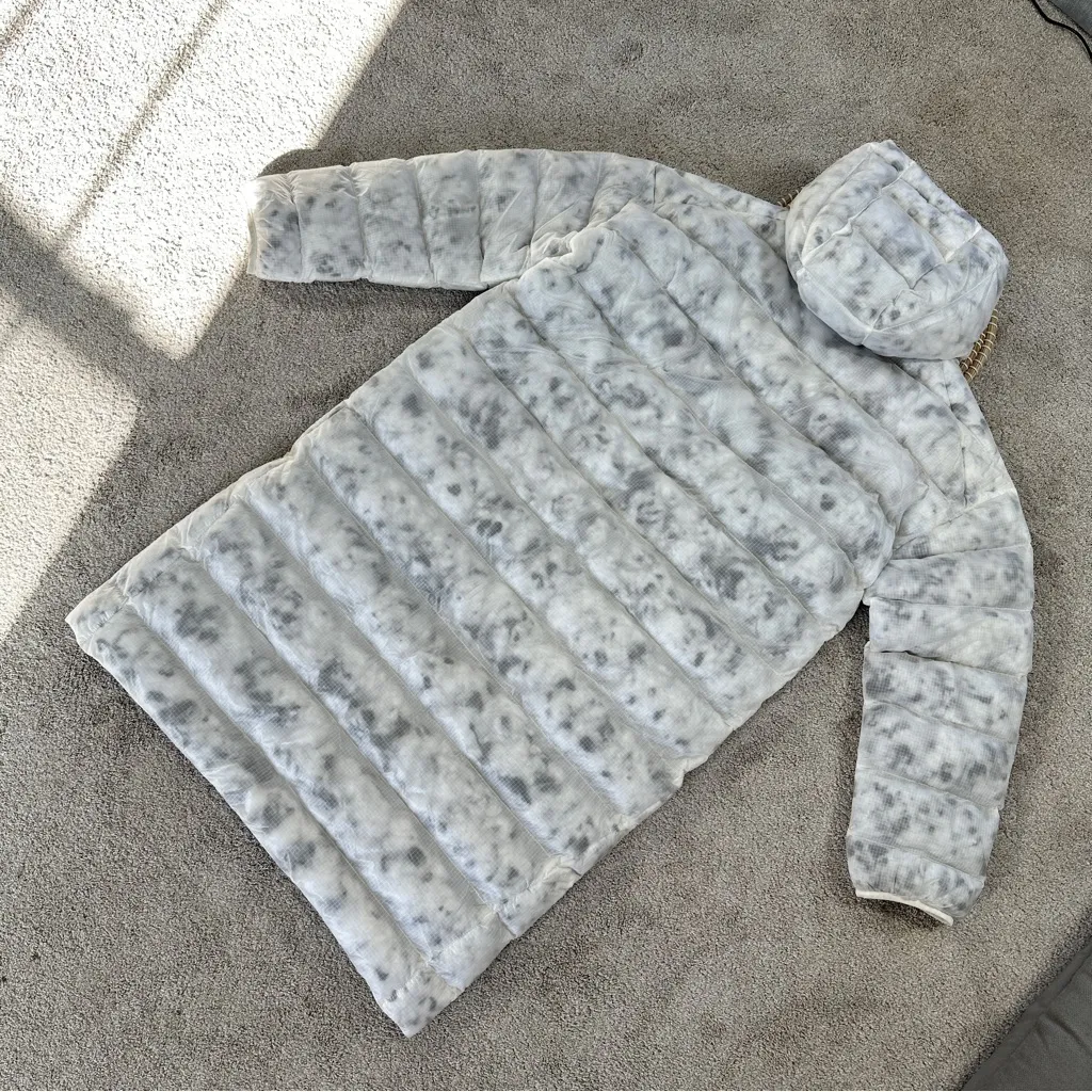 Nike Sportswear Women’s Marble Eco Down Long Parka Jacket Full Zip Outdoor L - Image 6