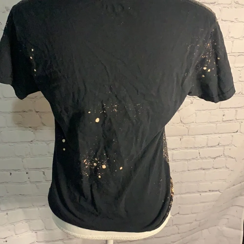 Gildan Black White Bleached Tie - Image 4