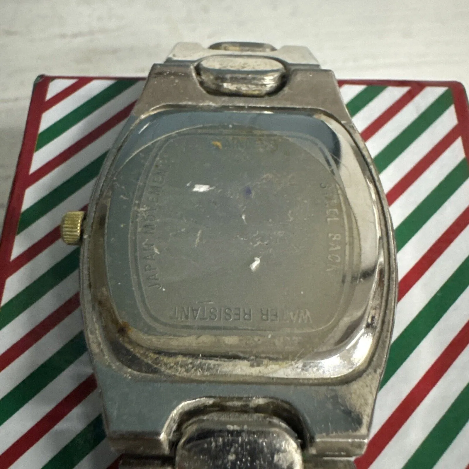 Paul Jardin Men's Silver Toned Link Band Analog Watch Water Resistant *read‎ - Image 5