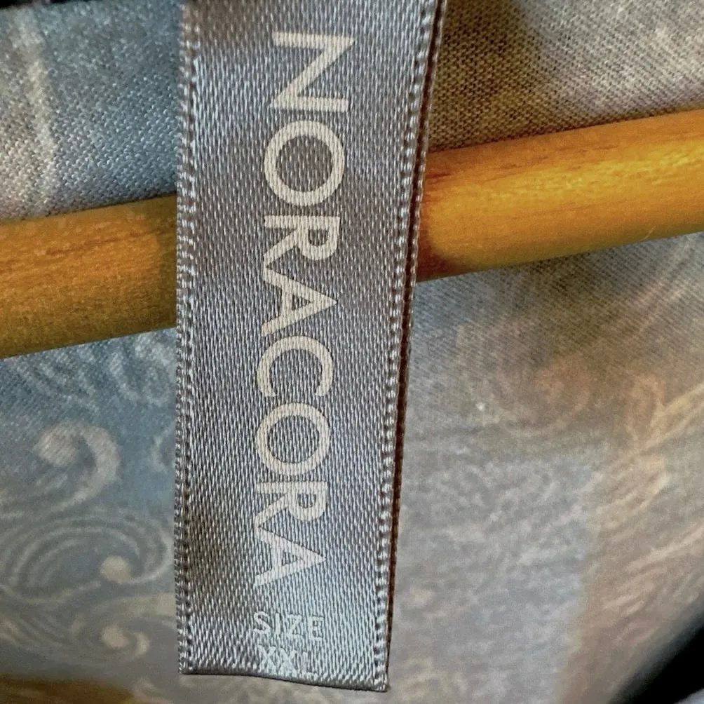 Curvy Plus XXL Teal Long Sleeve V - Image 3