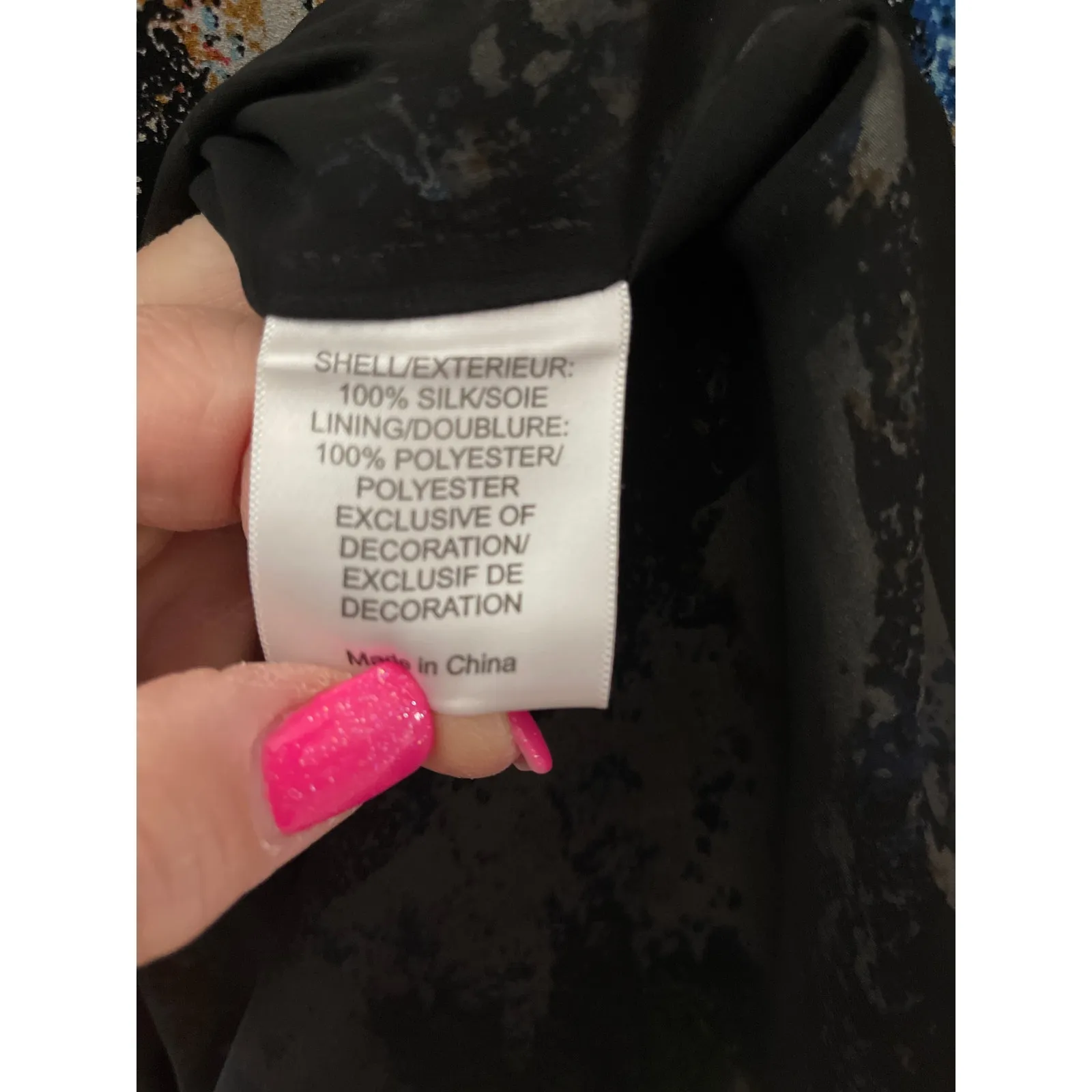 Tory Burch Multicolor Printed Silk Capped Sleeve Mini Shift Dress Size 2‎ - Image 9