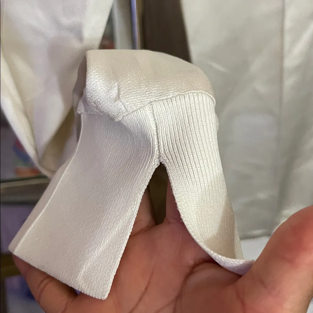 3.1 Phillip Lim Crepe Satin Jogger With Ghost Waistband Ivory size 0 - Image 9