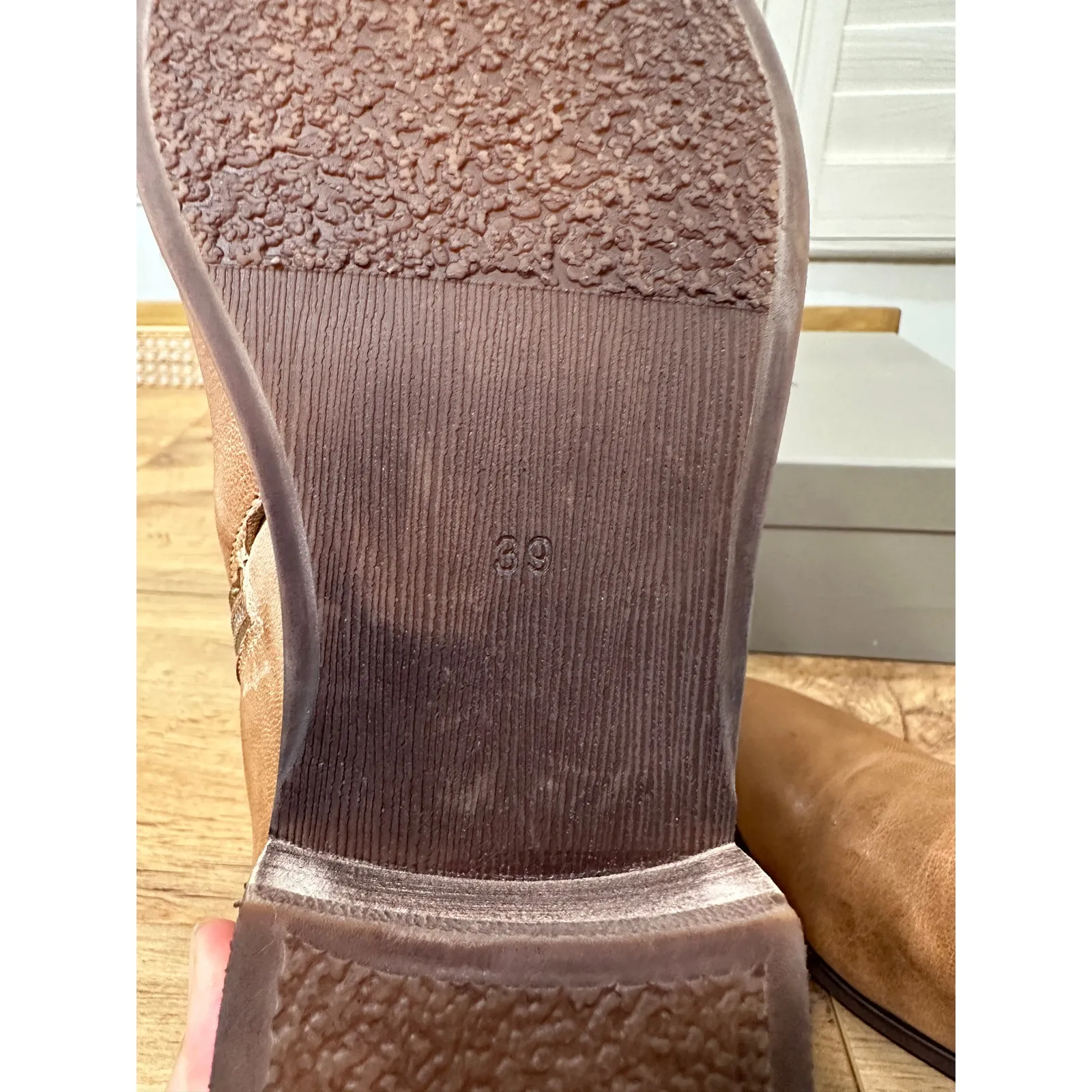 Antelope Carson Ankle Booties Taupe Leather Size 8/8.5 US 39 EU NIB Chic Comfy - Image 10