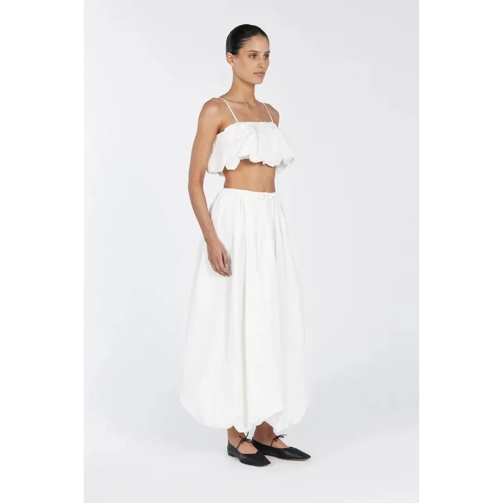 NWT DISSH Monty Bubble Midi in White Cotton Poplin Skirt US 6 / Au 10 - Image 7