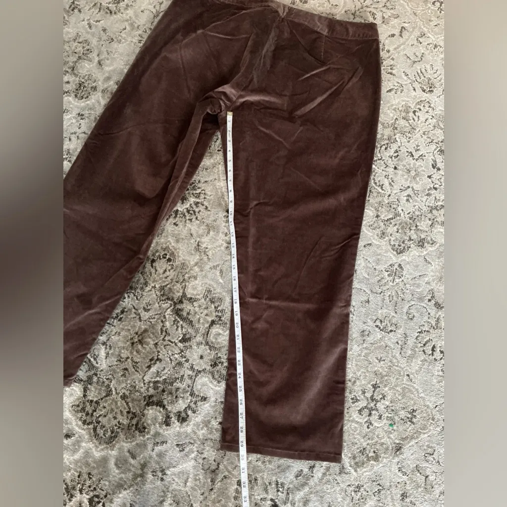 Women's velvet pants🤎🤎🤎 Brown Size 22W - Image 4