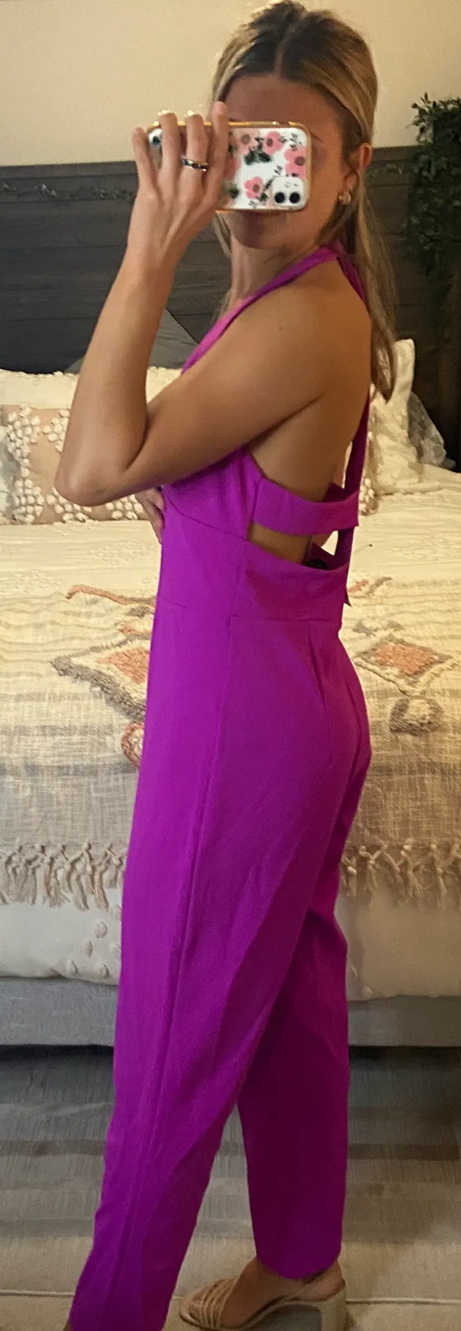 EXPRESS Bright Magenta Jumpsuit  - Image 4