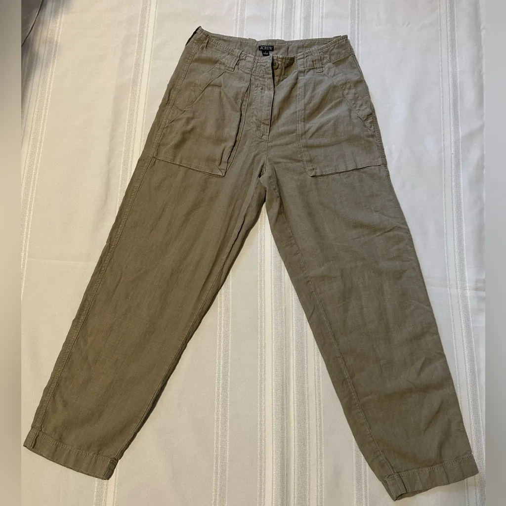 J. Crew Olive Women's Trousers - Image 7