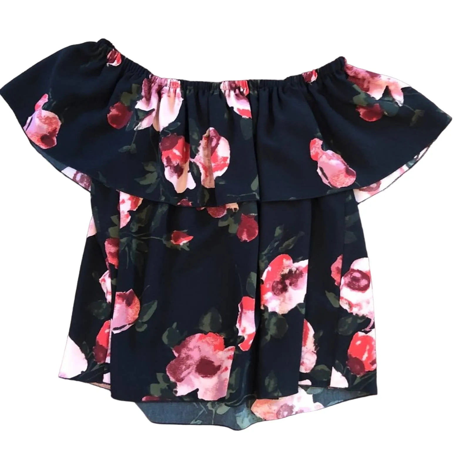 Aritzia Wilfred Floral Ruffle Top - Image 2