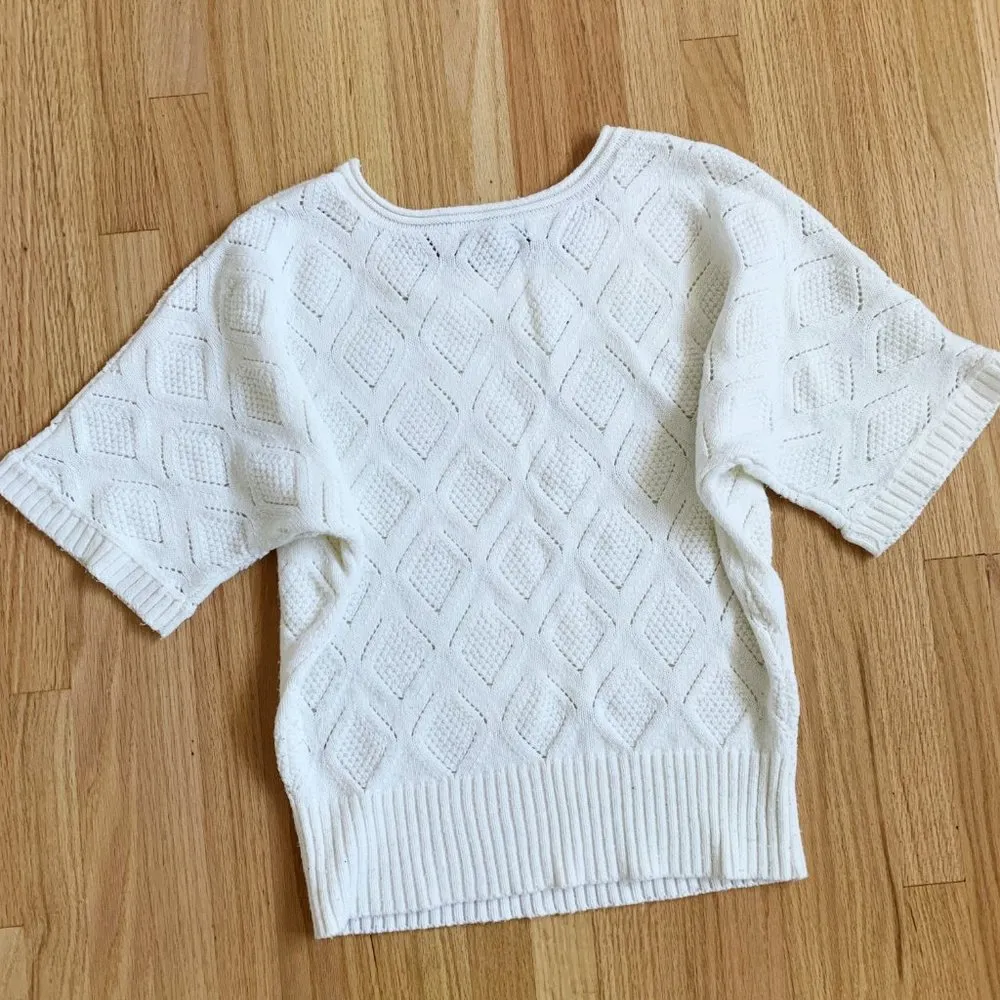 United States Sweaters Cozy White Knit Sweater - Image 5