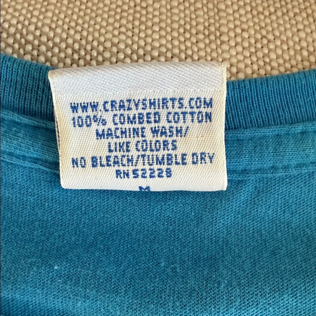 Crazy Shirts Graphic Design from Hawaii, EUC, Medium Blue - Image 6