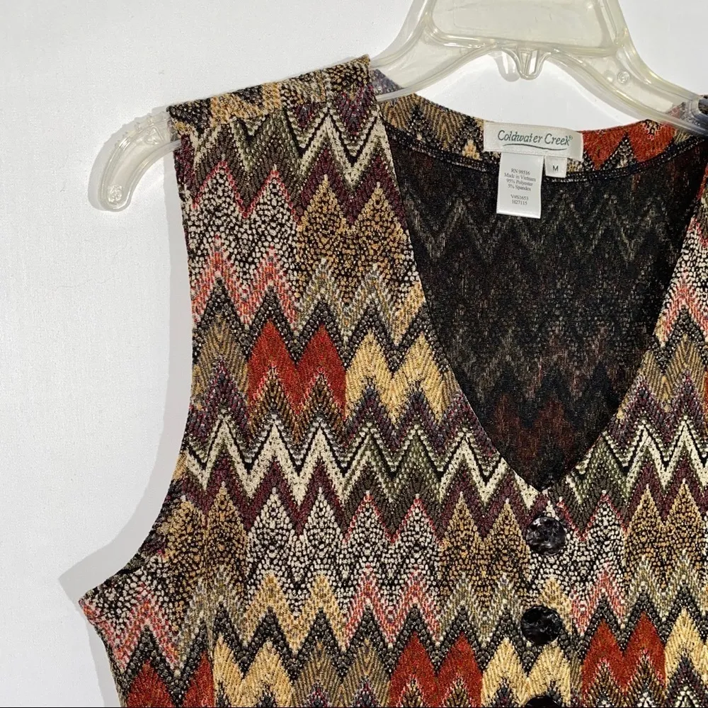Chevron Print Vest - Image 2